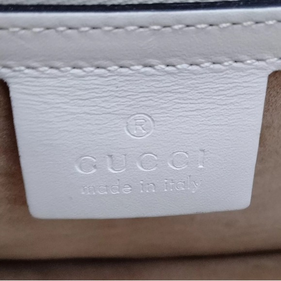 Gucci Crossbody bag Sylvie White Leather - Picture 15 of 16